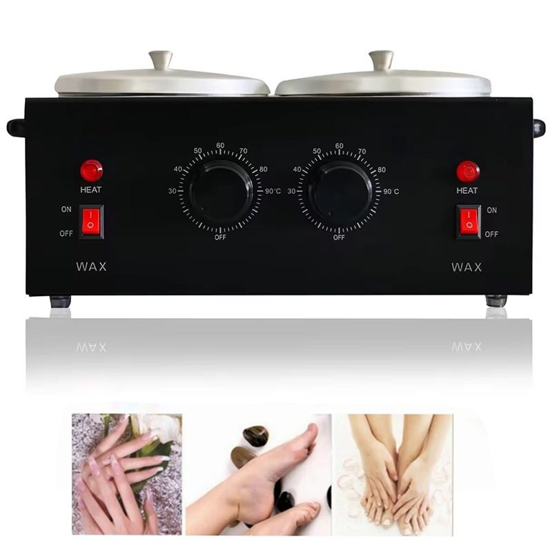 Wax Melter Electric - เครื่องทำแว็กซ์แบบคู่เครื่องทำไฟฟ้าแบบมืออาชีพร้อนเครื่องทำแว็กซ์สำหรับกำจัดขนตัวผิวหน้าร้านทำสปา