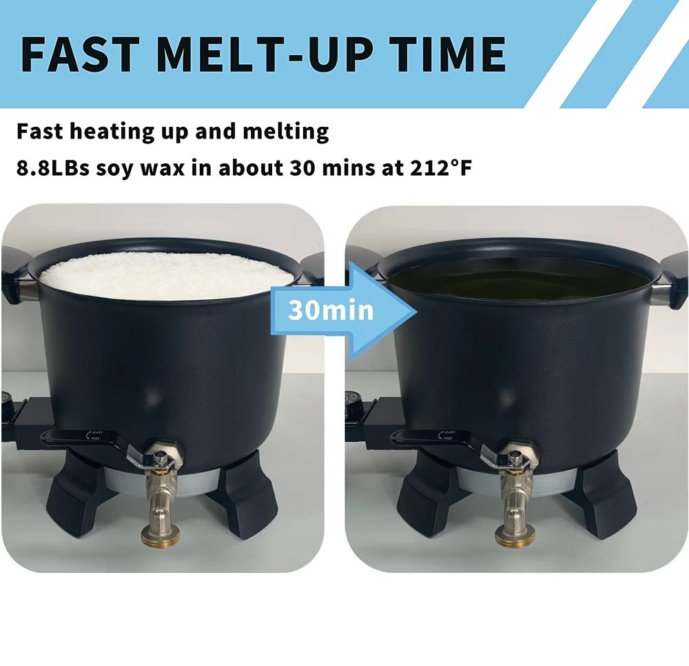 Wax Melter Electric - เครื่องหลอมเทียนไฟฟ้า Dontalen 5 ลิตร แบบไม่ติดกระทะ สำหรับทำเทียน