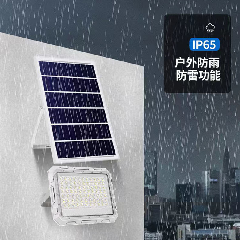 Garage Lighting Decor - ไฟถนนพลังงานแสงอาทิตย์กลางแจ้งใหม่ 100/200/300 วัตต์ กันน้ำ ไฟส่องสว่างสำหรับโรงรถ สวน