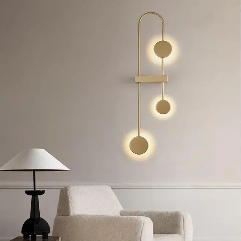 Decor Lighting Online - โคมไฟติดผนังแบบโมเดิร์น LED สำหรับห้องนอนห้องนั่งเล่นห้องรับประทานอาหารบันไดทางเดินโคมไฟเชิงเทียนติดผนังสุดสร้างสรรค์โคมไฟการตกแต่งบ้านมันวาว