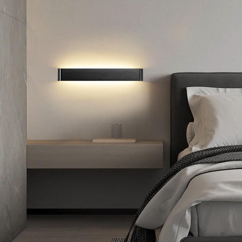 Decor Lighting Discount - โคมไฟติดผนัง LED สไตล์มินิมอล โคมไฟข้างเตียงห้องนอน โคมไฟติดผนังทางเดินในร่ม โคมไฟตกแต่งภายใน