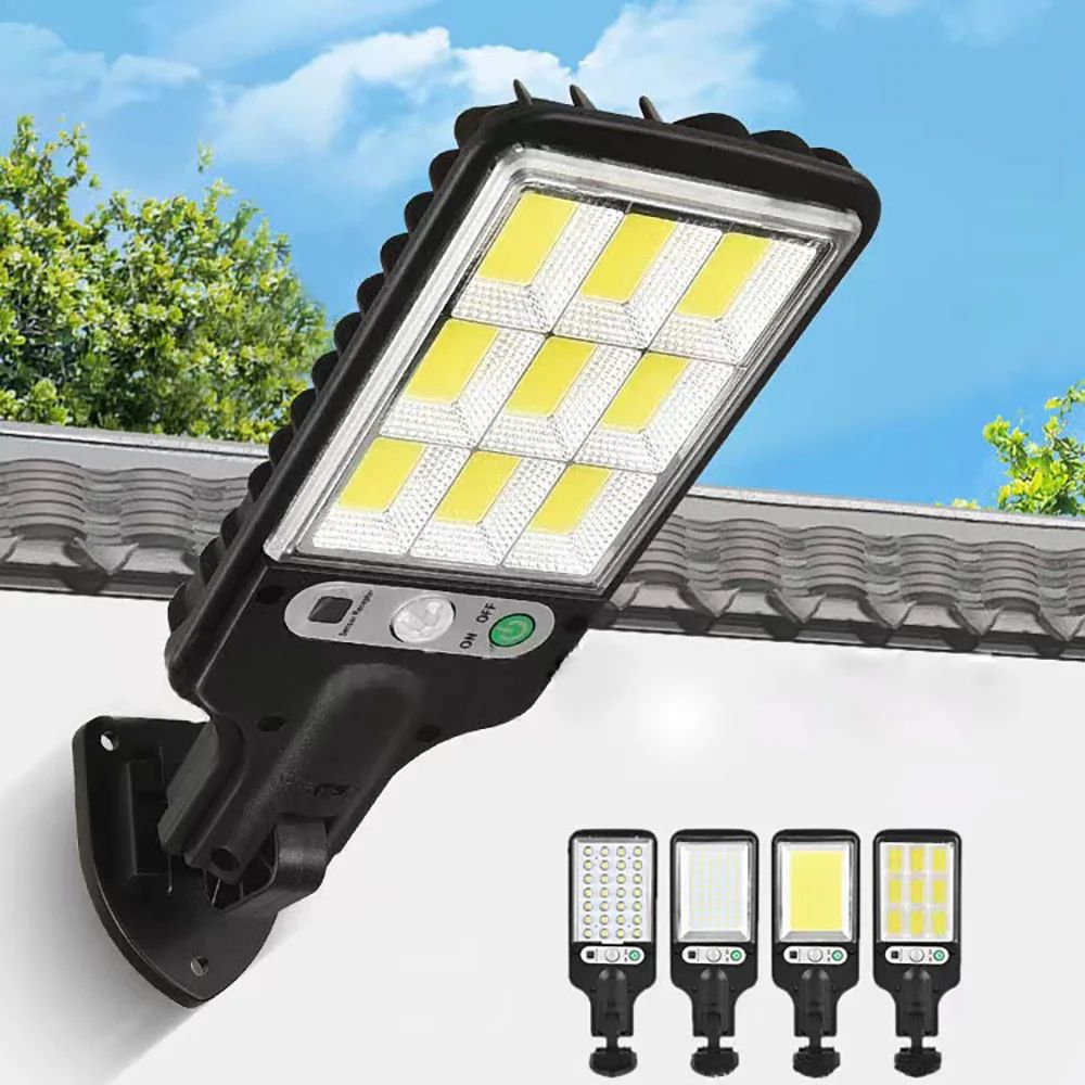 Garage Lighting Decor - ไฟถนนเซ็นเซอร์ตรวจจับความเคลื่อนไหว PIR ไฟ LED พลังงานแสงอาทิตย์ โคมไฟติดผนังภายนอก