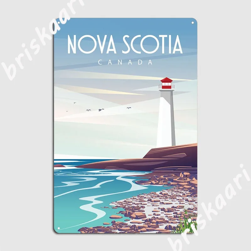 Nova Decor & Lighting Vase Glass Brun 26Cm - Nova Scotia ป้ายโลหะการออกแบบ Club Garage ตกแต่งโรงรถ