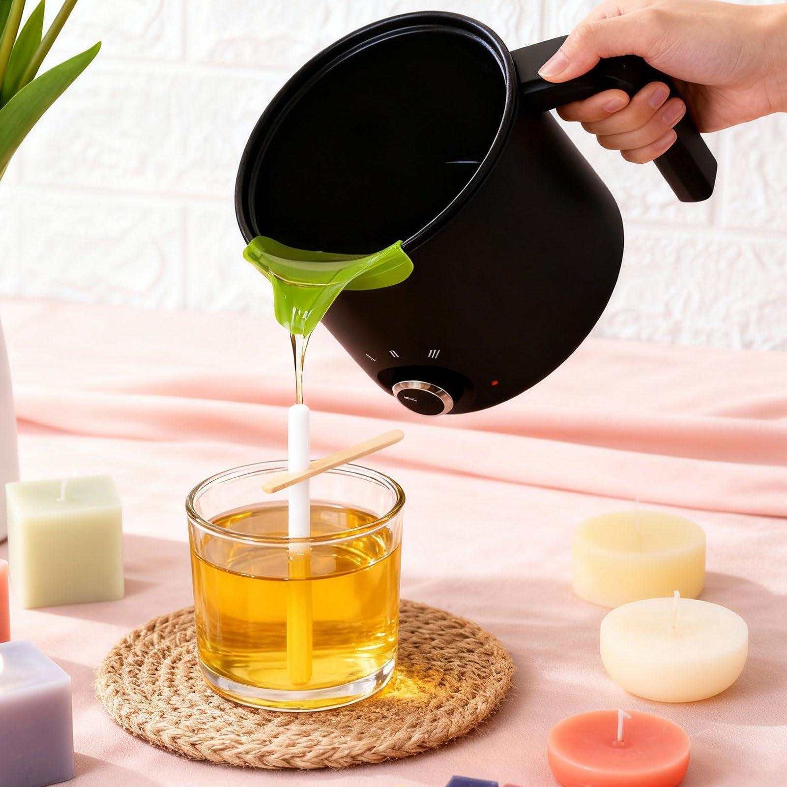 Wax Melter Electric - หม้อหลอมเทียน EU 1.5 ลิตร อุปกรณ์หลอมเทียน ปรับอุณหภูมิได้