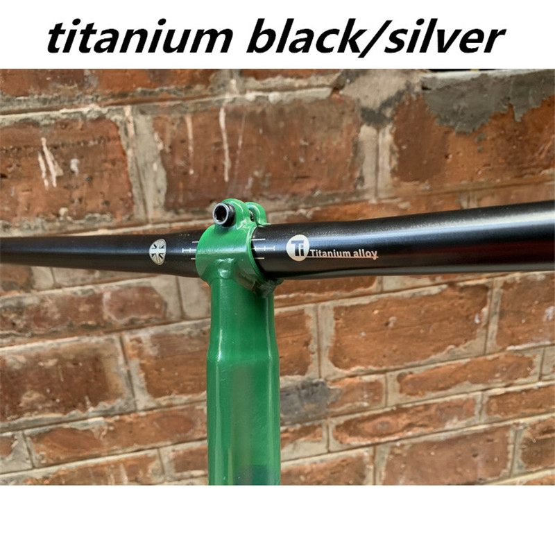 Union Lighting & Decor - จักรยานพับTitanium Handlebar SสำหรับBromptonจักรยานTI Bar 25.4X560 มม.Ultra