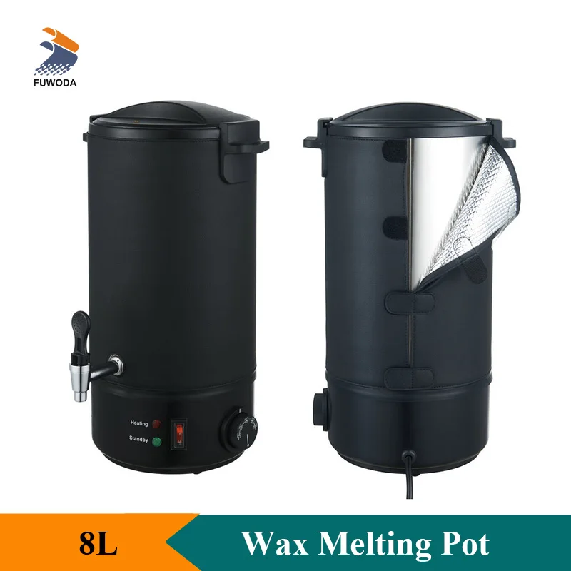Wax Melter Electric - เครื่องหลอมขี้ผึ้งไฟฟ้าสแตนเลส 8 ลิตร หม้อหลอมขี้ผึ้งไฟฟ้า หลอมเร็ว สำหรับทำเทียน