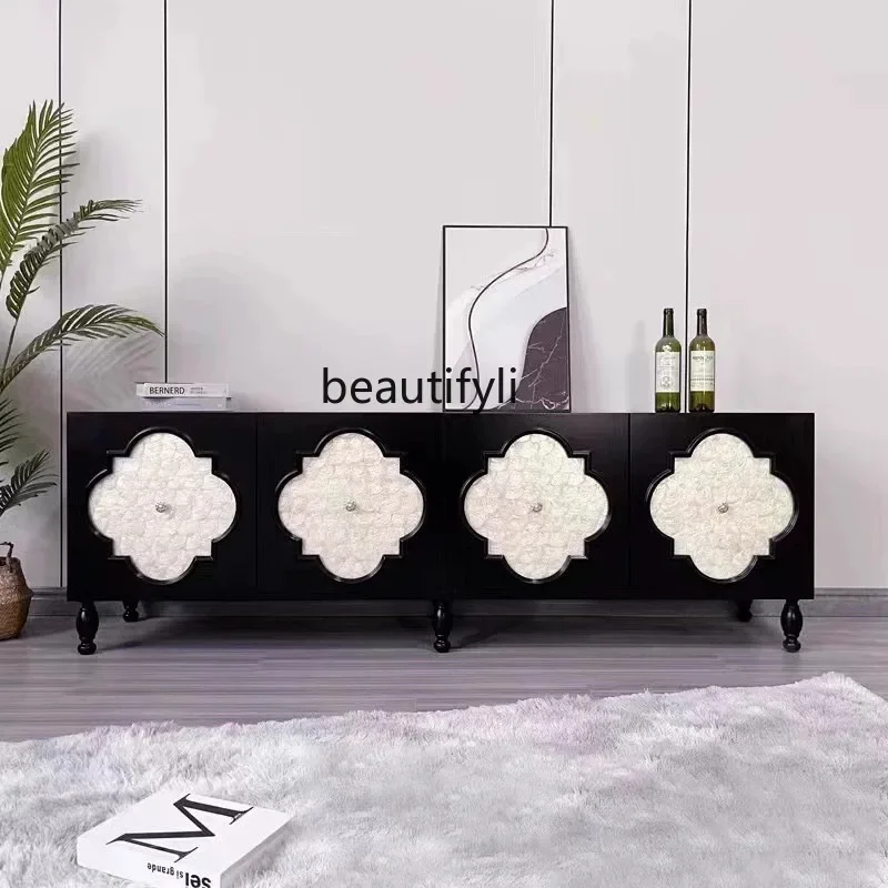 Decor Lighting Discount - NQ52 ตู้วางทีวีสไตล์อเมริกันหรูหรา ลดราคาสุดคุ้ม ดีไซน์เรียบง่าย ทันสมัย เหมาะสำหรับตกแต่งห้องนั่งเล่นในคอนโดขนาดเล็ก
