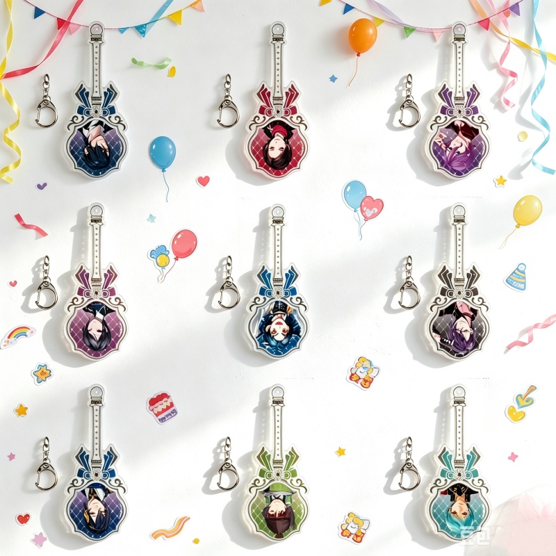 Decor Lighting Online - พวงกุญแจอะคริลิกอนิเมะเกม Touken Ranbu ONLINE คอสเพลย์ ฮาชิซึกะ