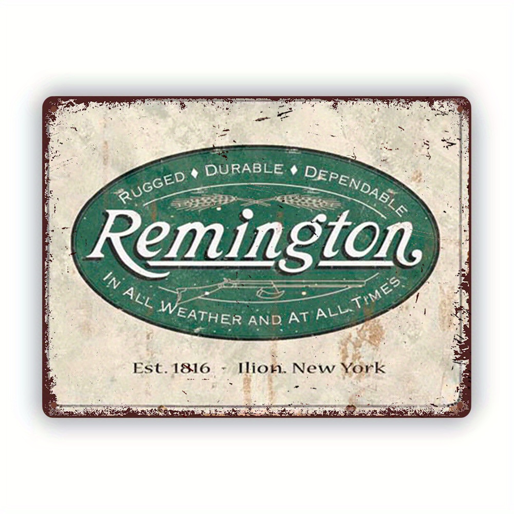ป้ายโลหะวินเทจ Remington - เสน - Office Lighting Decor บทวิจารณ์และราคา
