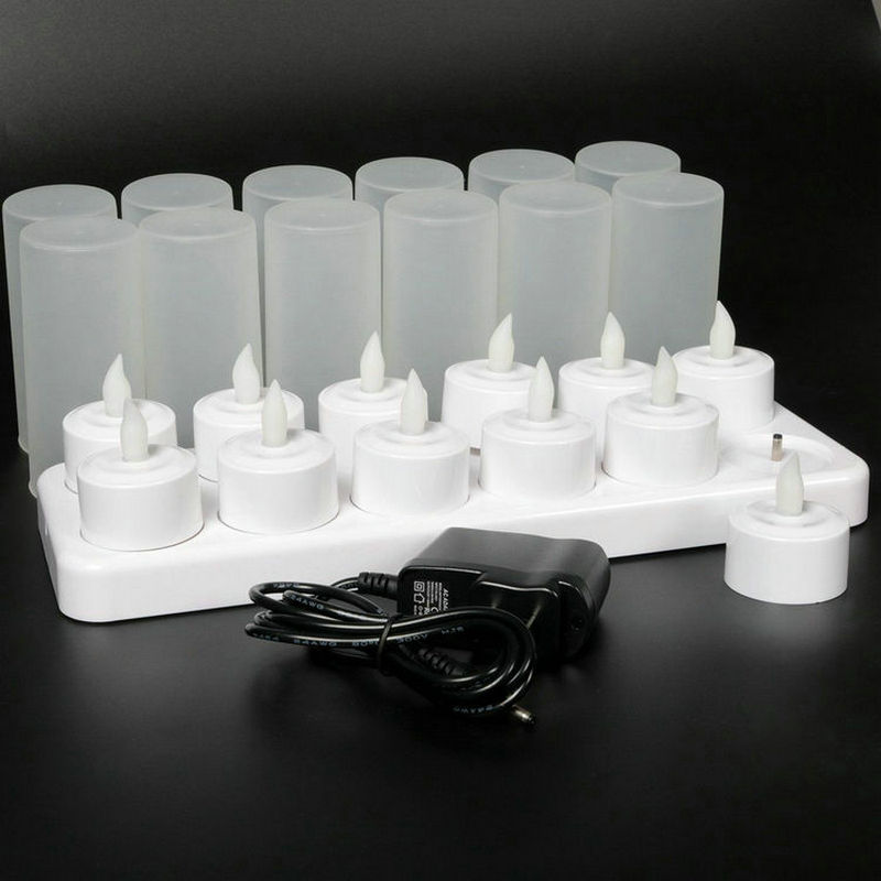 แพ็ค 12 ชิ้น LED แบบชาร์จไฟได้ - Decor Lighting Pack บทวิจารณ์และราคา
