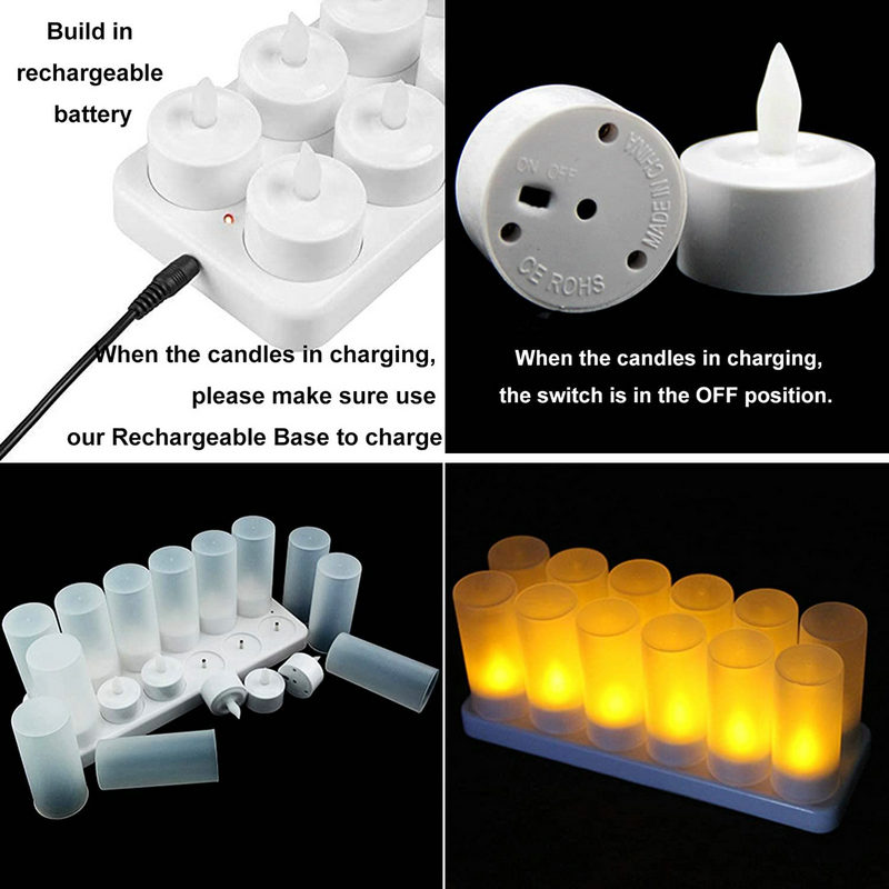 แพ็ค 12 ชิ้น LED แบบชาร์จไฟได้ - Decor Lighting Pack บทวิจารณ์และราคา