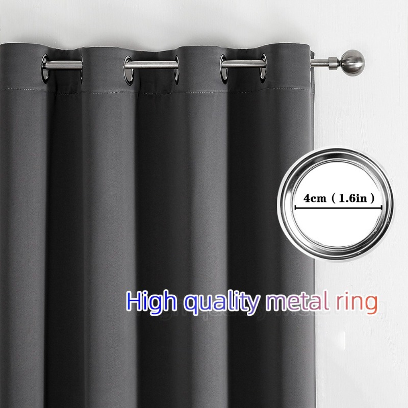 ผ้าม่านสีพื้นแบบกันแสงพร้อมห่ว - Office Lighting Decor บทวิจารณ์และราคา