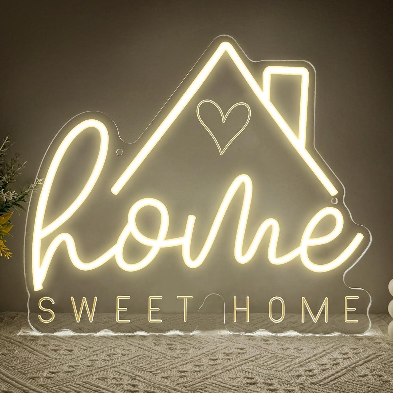 ป้ายไฟนีออน Sweet Home ไฟ LED  - Lighting Decor In Room บทวิจารณ์และราคา