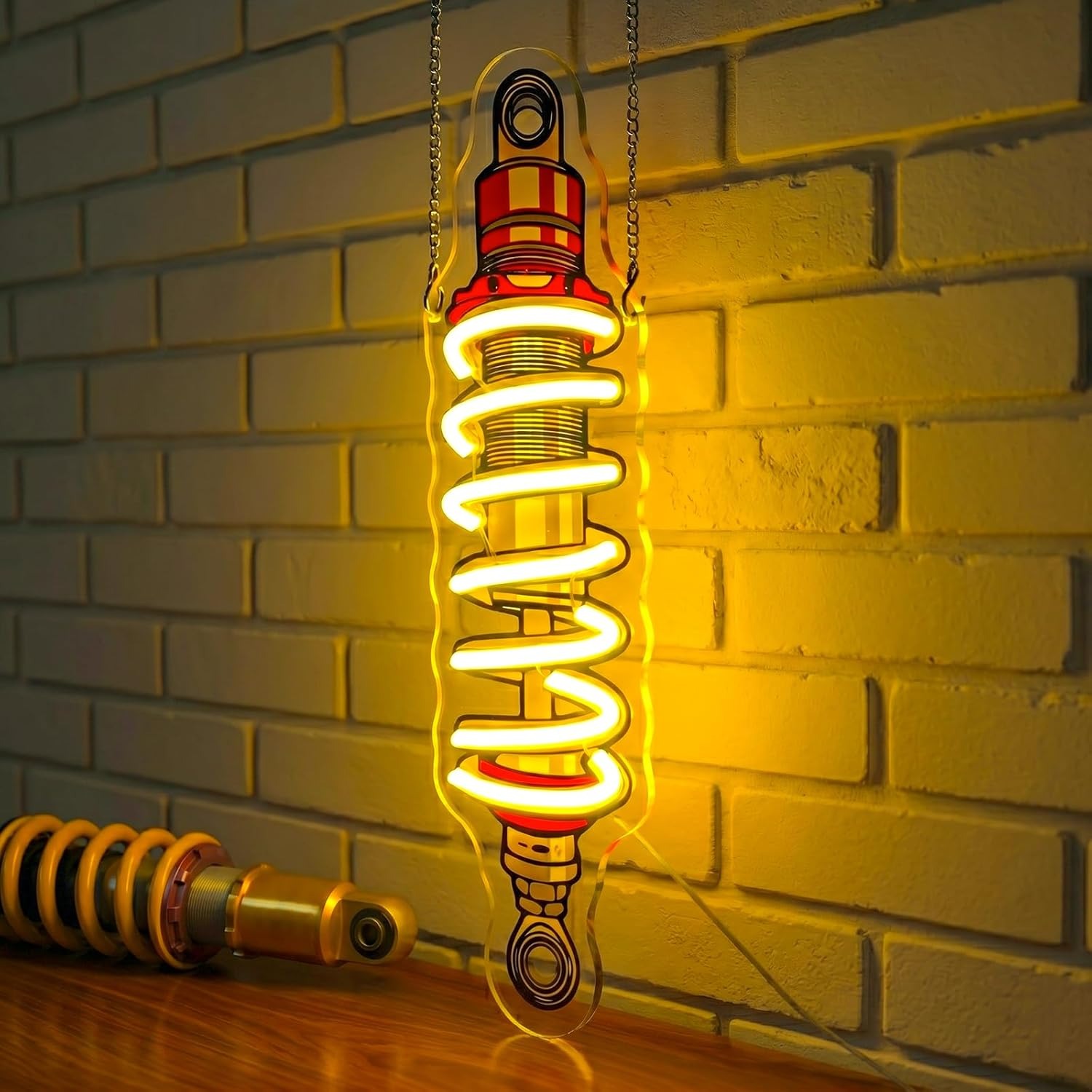ไฟนีออน LED โช้คอัพ แบบหรี่แสง - Garage Lighting Decor บทวิจารณ์และราคา