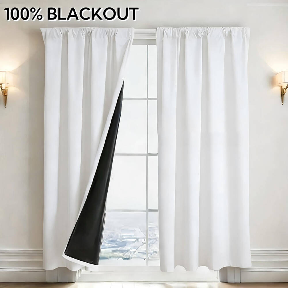ผ้าม่านกันแสง 100% 1 ผืน พร้อม - Office Lighting Decor บทวิจารณ์และราคา