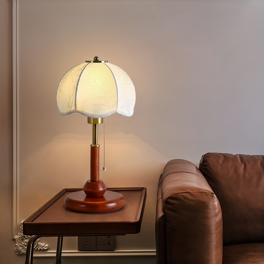 โคมไฟตั้งโต๊ะทรงโดมแบบวินเทจ ส - Lighting Decor In Room บทวิจารณ์และราคา
