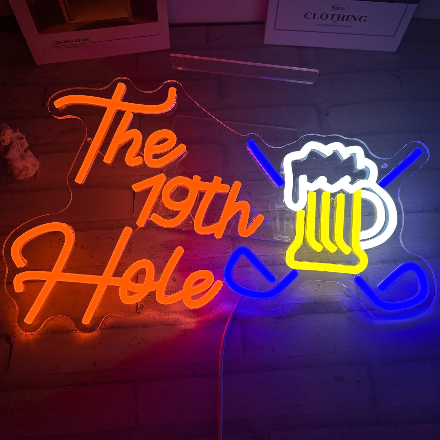 ป้ายไฟ LED รูปแก้วเบียร์กอล์ฟ  - Garage Lighting Decor บทวิจารณ์และราคา