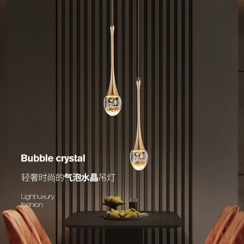 โคมระย้าฟองคริสตัลใหม่ห้องนั่ง - Decor Lighting Online บทวิจารณ์และราคา