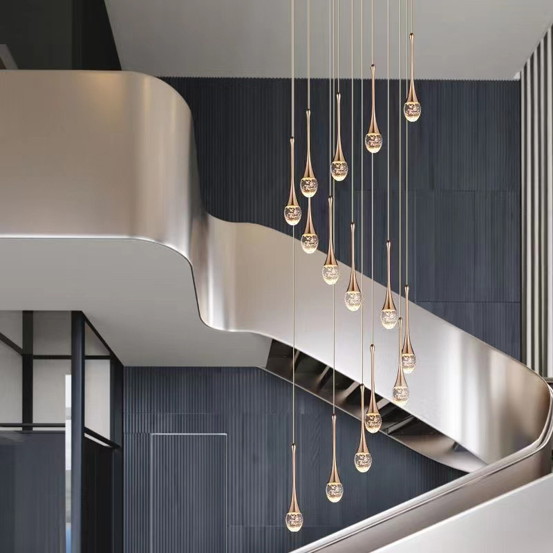 โคมระย้าฟองคริสตัลใหม่ห้องนั่ง - Decor Lighting Online บทวิจารณ์และราคา