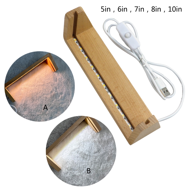 5/6/7/8/10 นิ้วไม้ U-Shape ฐาน - Lighting Decoration Stand บทวิจารณ์และราคา