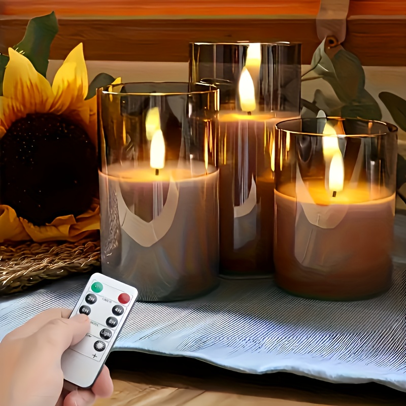 ชุดเทียนปลอมแบบชาร์จไฟได้ 3 ชิ - Decor Lighting Pack บทวิจารณ์และราคา
