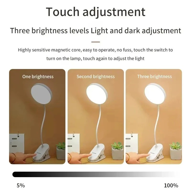 โคมไฟตั้งโต๊ะแบบพกพา ชาร์จผ่าน - Office Lighting Decor บทวิจารณ์และราคา