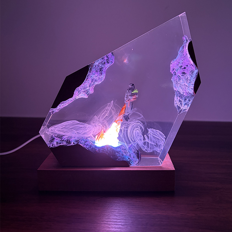 โคมไฟตั้งโต๊ะเรซิ่นรูปทรงอนิเม - Wedding Lighting And Decor บทวิจารณ์และราคา