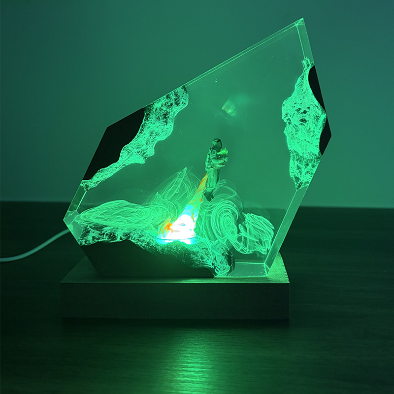 โคมไฟตั้งโต๊ะเรซิ่นรูปทรงอนิเม - Wedding Lighting And Decor บทวิจารณ์และราคา