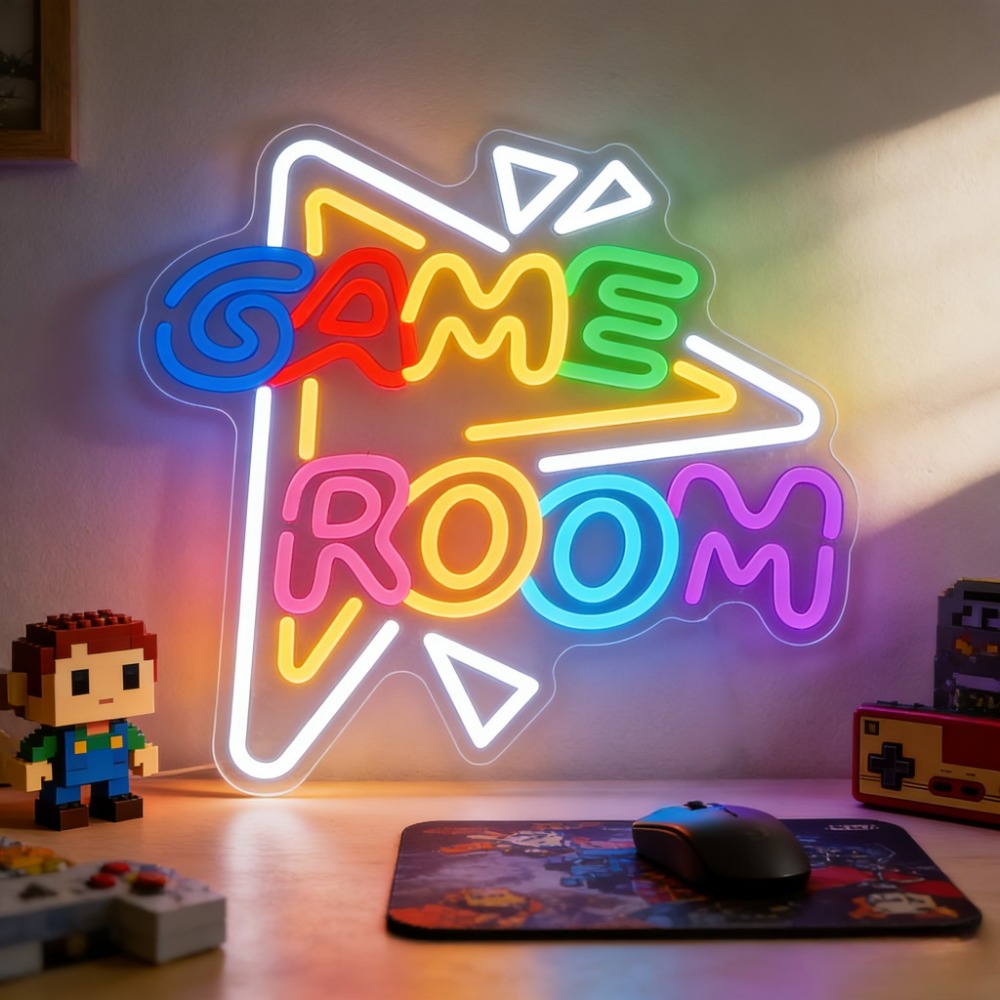 ป้ายไฟนีออน LED สำหรับห้องเกมส - Outdoor Lighting Decor Ideas บทวิจารณ์และราคา