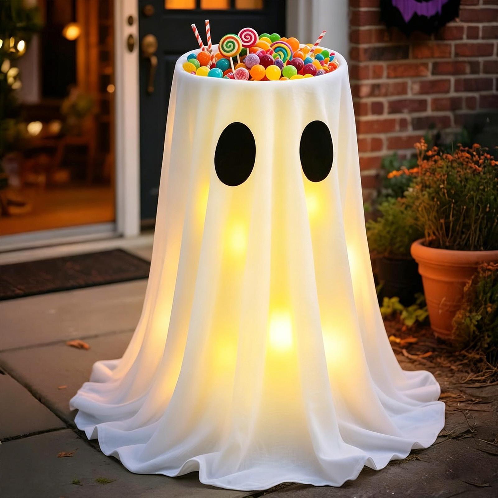 ของตกแต่งวันฮาโลวีนรูปผี 8 โหม - Lighting Decoration Stand บทวิจารณ์และราคา