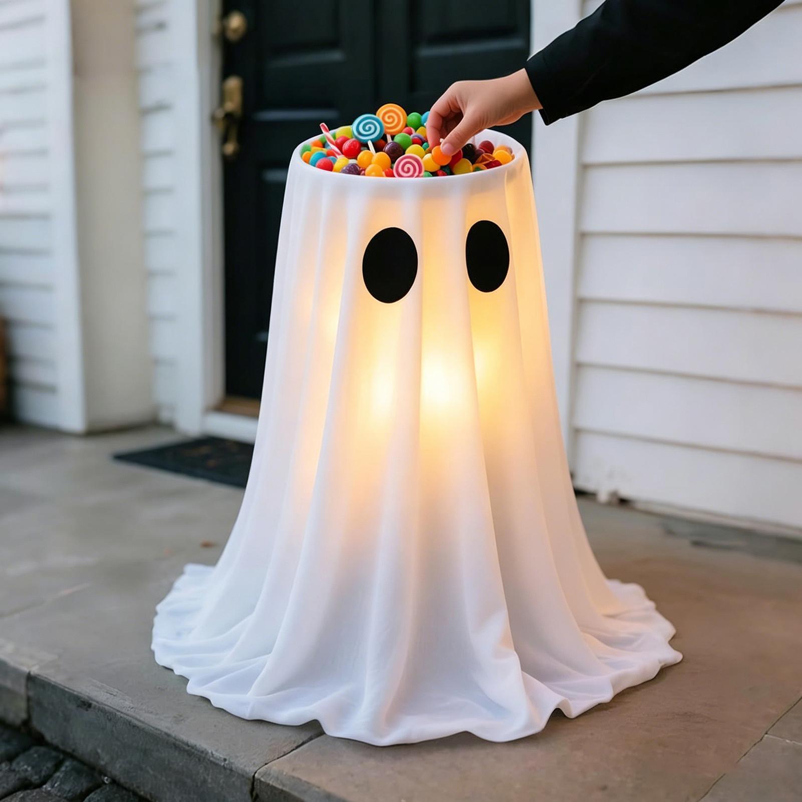 ของตกแต่งวันฮาโลวีนรูปผี 8 โหม - Lighting Decoration Stand บทวิจารณ์และราคา