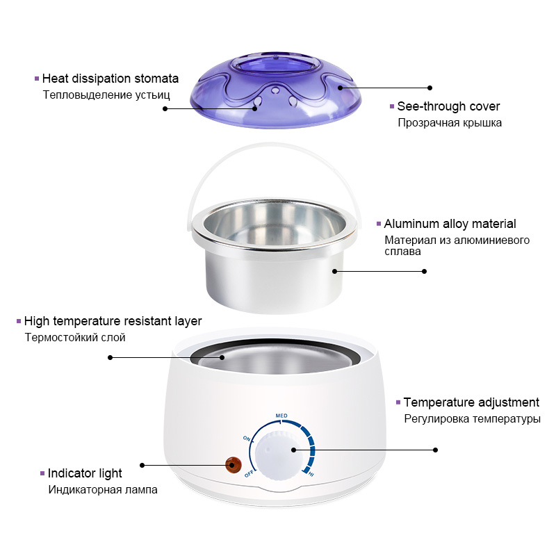 200/500ML เครื่องทําความร้อนขี - Wax Melter Electric บทวิจารณ์และราคา