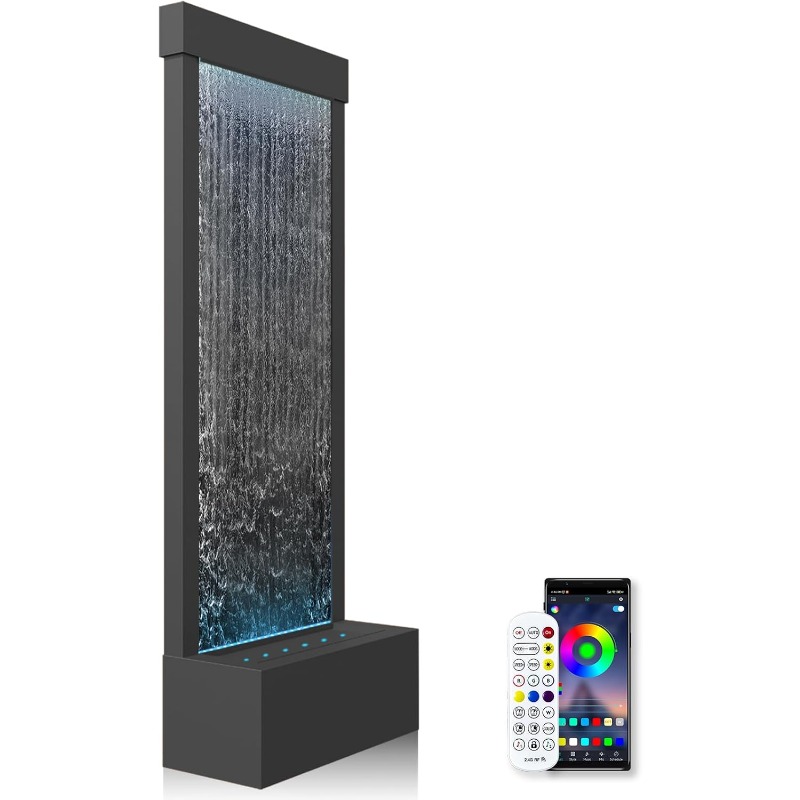 น้ำพุตั้งพื้นแบบเรียบง่ายทันสม - Lighting Decoration Stand บทวิจารณ์และราคา