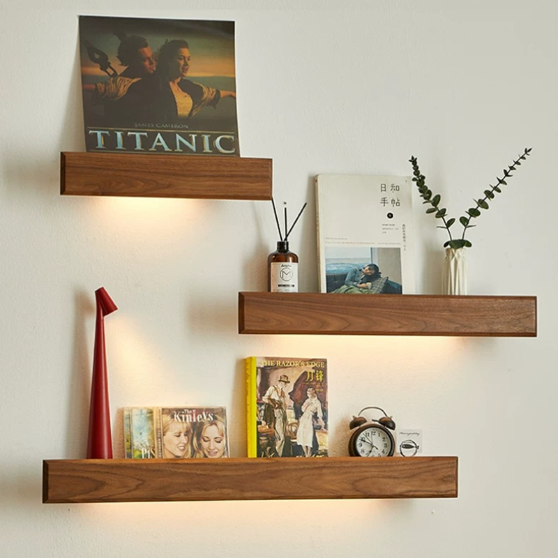 ชั้นวางของติดผนังไม้เนื้อแข็ง  - Lighting And Decor Magazine บทวิจารณ์และราคา