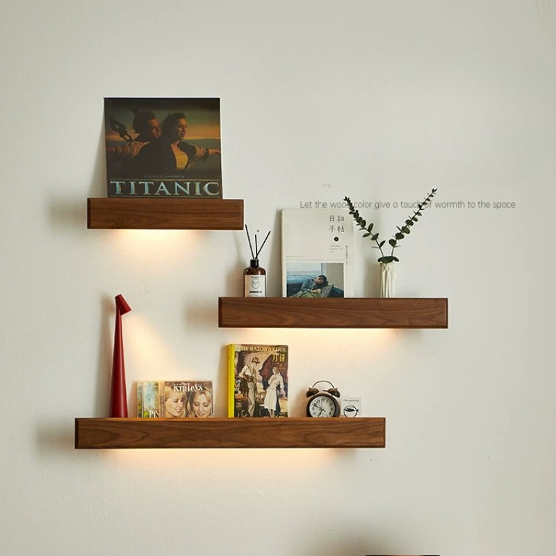 ชั้นวางของติดผนังไม้เนื้อแข็ง  - Lighting And Decor Magazine บทวิจารณ์และราคา