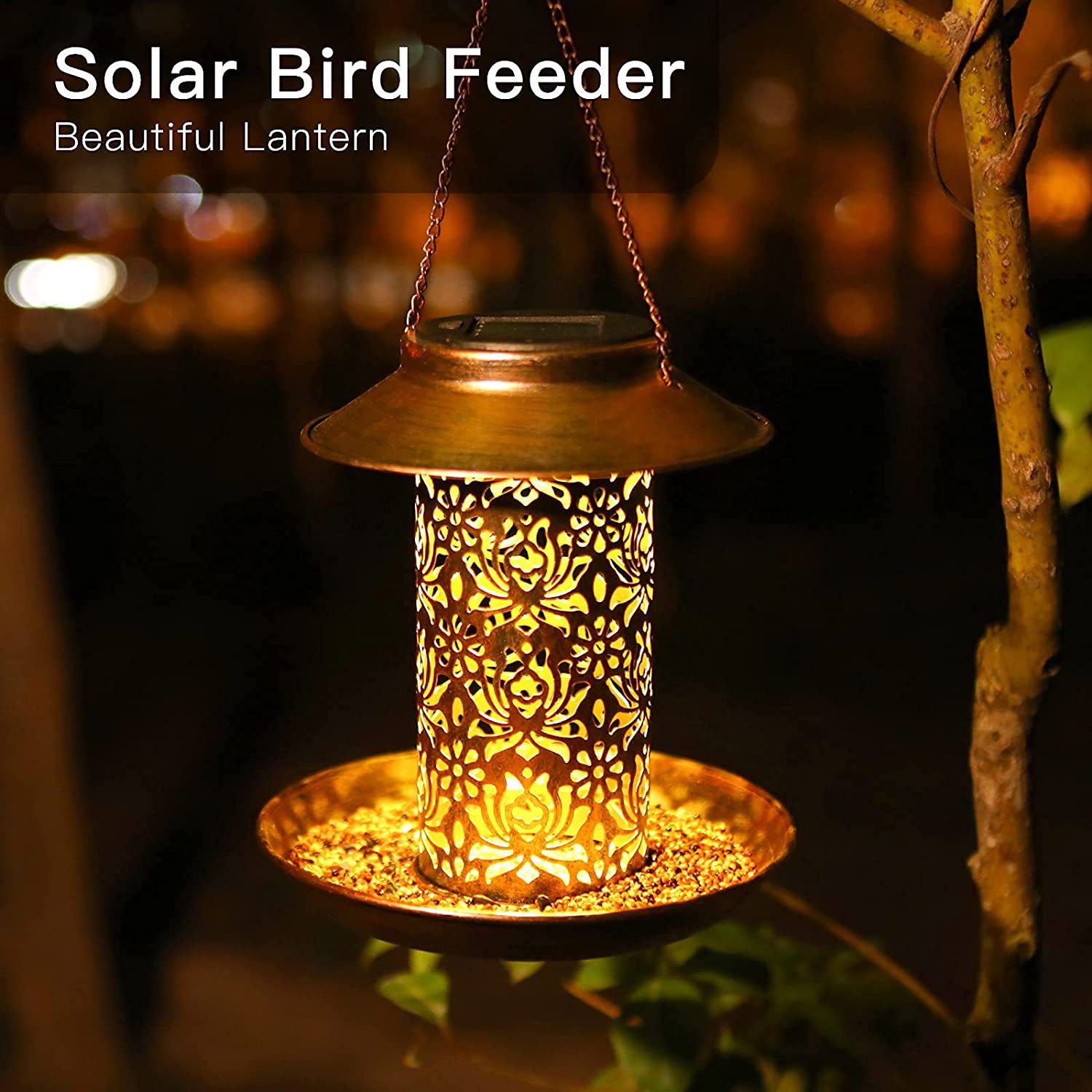 บ้านนกแขวนโลหะกลางแจ้งเครื่องใ - Outdoor Lighting Decor Ideas บทวิจารณ์และราคา