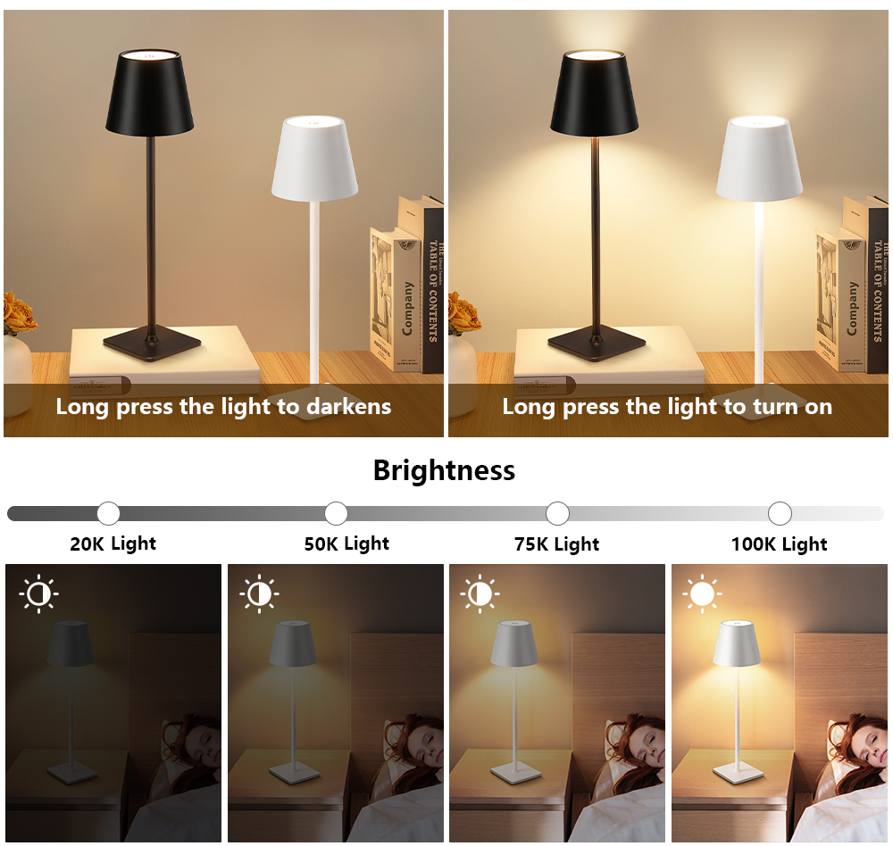 ไฟ LED แบบชาร์จไฟได้ โคมไฟตั้ง - Lighting Decor In Room บทวิจารณ์และราคา