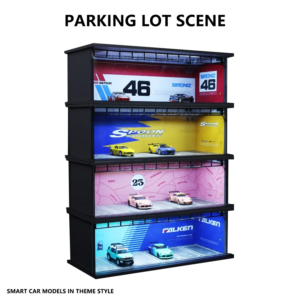 โมเดลโรงจอดรถจำลองขนาด 1/64 พร - Garage Lighting Decor บทวิจารณ์และราคา