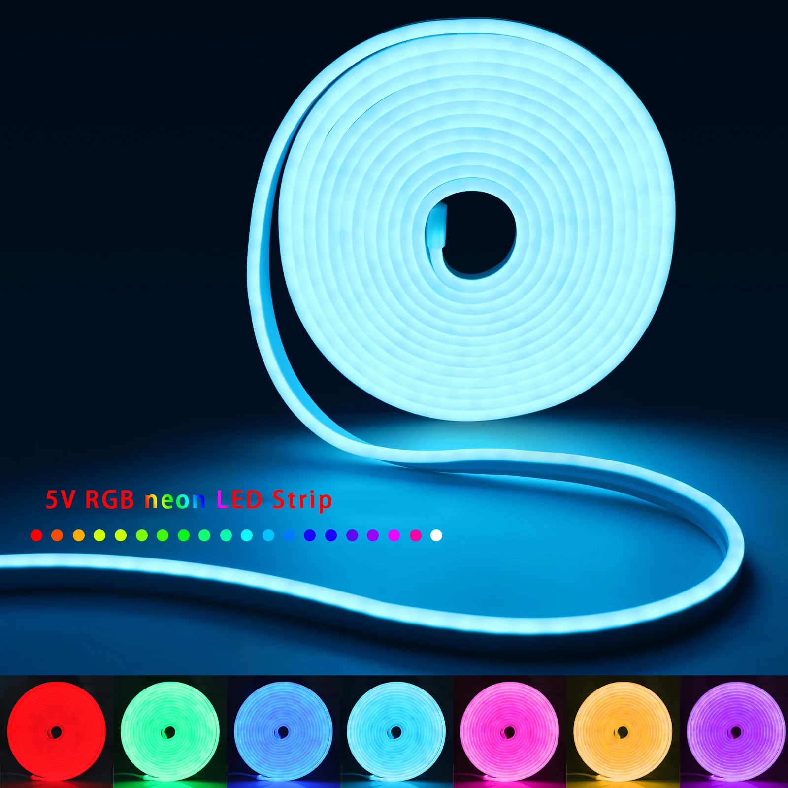 ไฟนีออน LED RGB ขนาด 1-5 เมตร  - Lighting Decor In Room บทวิจารณ์และราคา